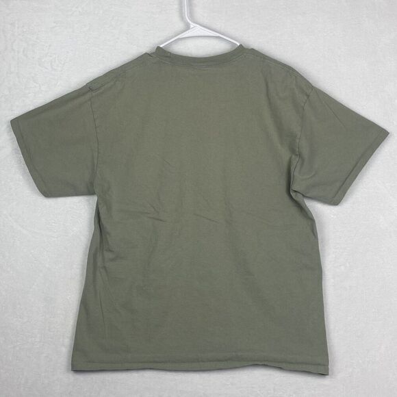 Disney Graphic Shirt Adult Large Gray Green Short Sleeve Crewneck Pullover - Picture 2 of 9